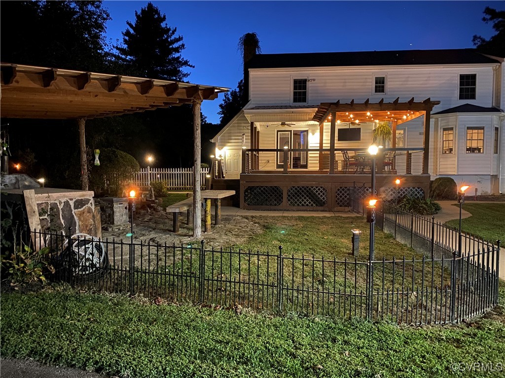 7101 Conifer Road Richmond, VA 23237 - Photo 47 of 50 a front view of a house with a yard