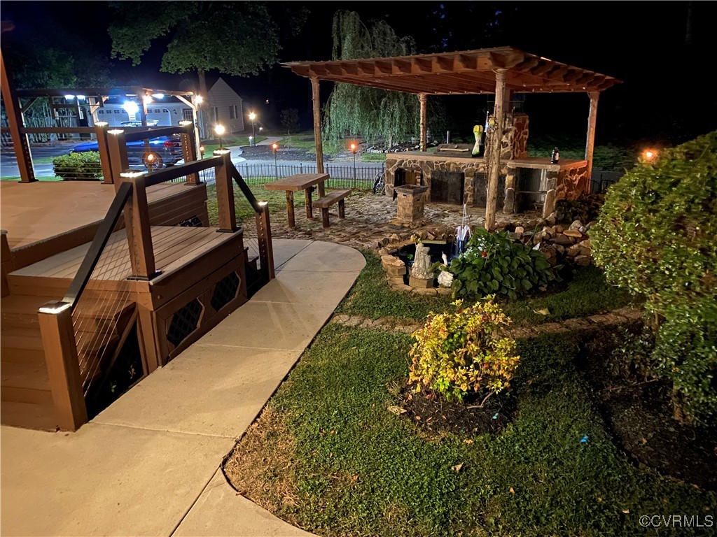 7101 Conifer Road Richmond, VA 23237 - Photo 50 of 50 a view of a house with backyard and sitting area