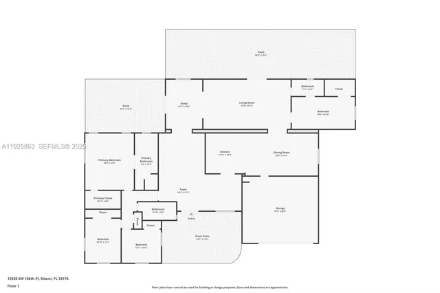 $1,599,900 | 12920 Southwest 108th Place, Miami, FL 33176