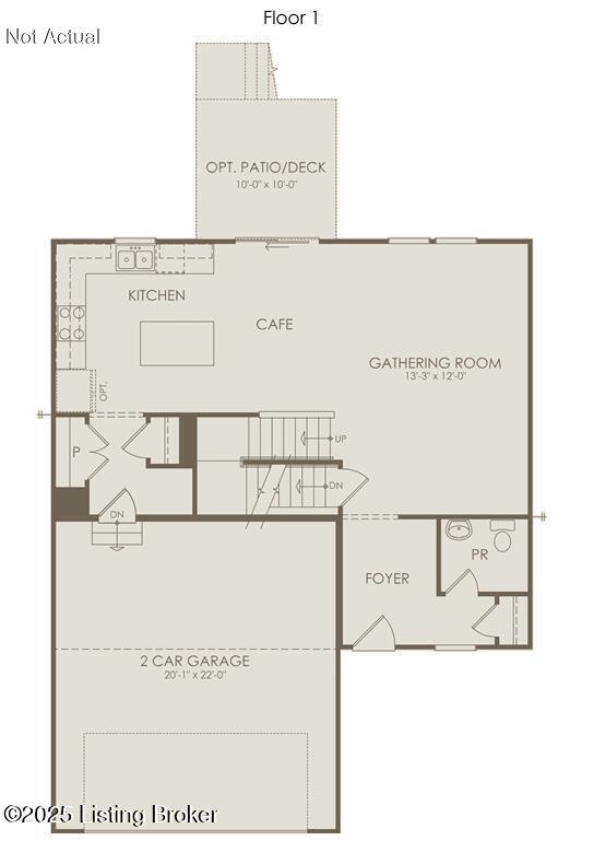 8311 Fairmount Road Louisville, KY 40291 - Photo 36 of 37 First Floor Floorplan