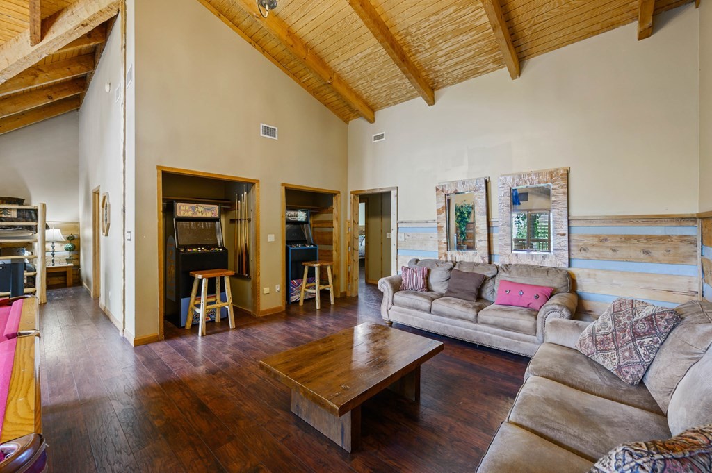 4296 Powdermill Estates Road Sevierville, TN 37876 - Photo 33 of 55 a living room with furniture and wooden floor