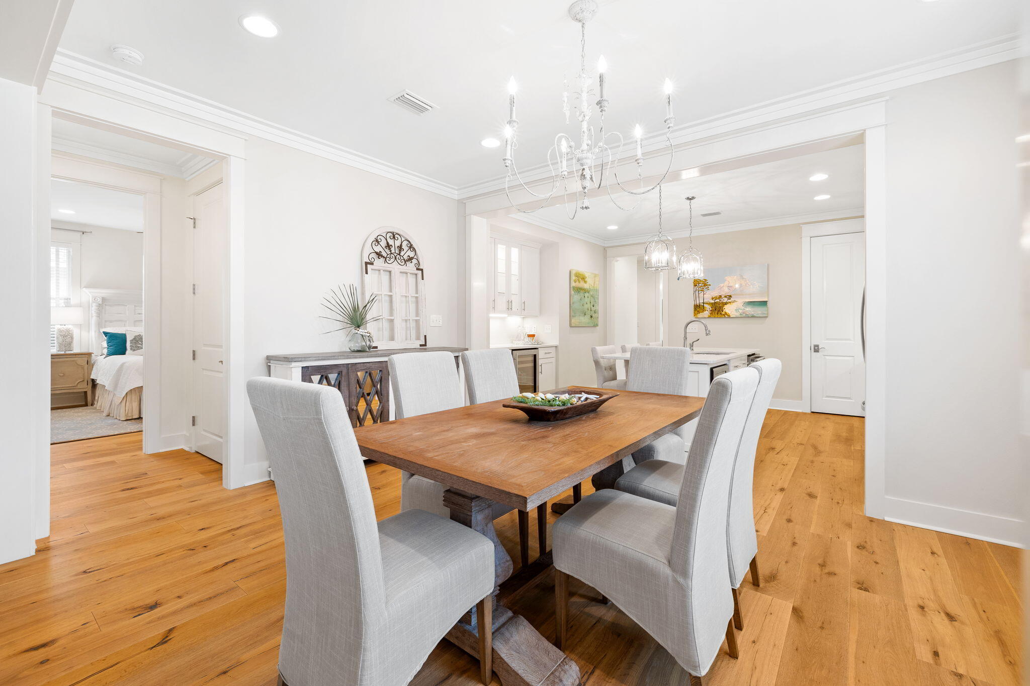 178 Jack Knife Drive Inlet Beach, FL 32461 - Photo 32 of 69 a view of a dining room with furniture and wooden floor