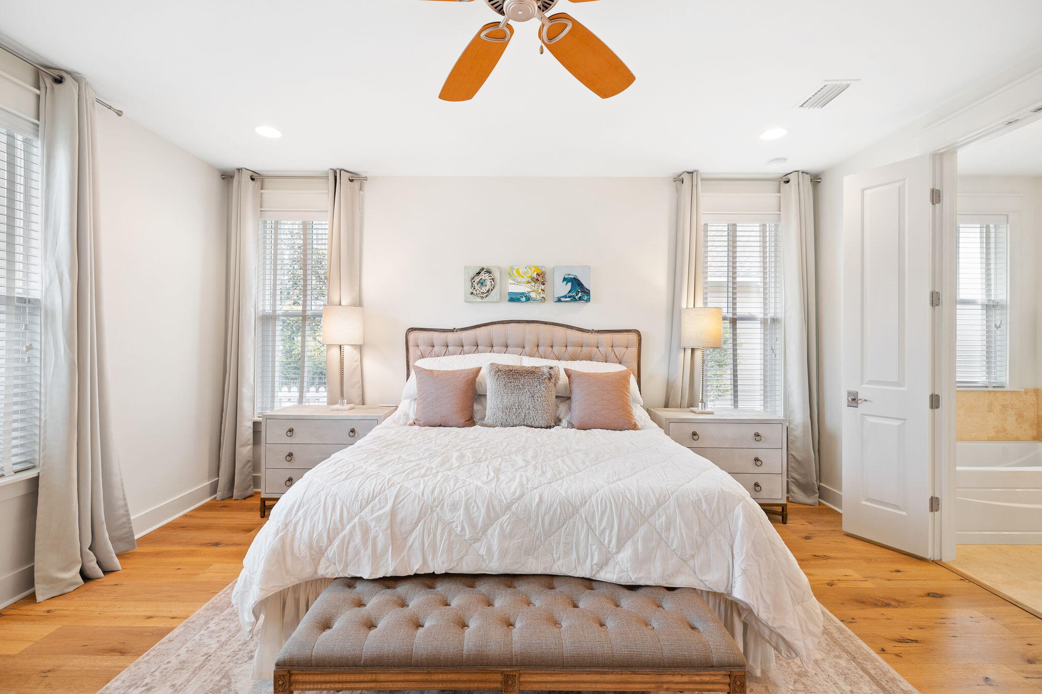 178 Jack Knife Drive Inlet Beach, FL 32461 - Photo 40 of 69 a bedroom with a large bed and a window