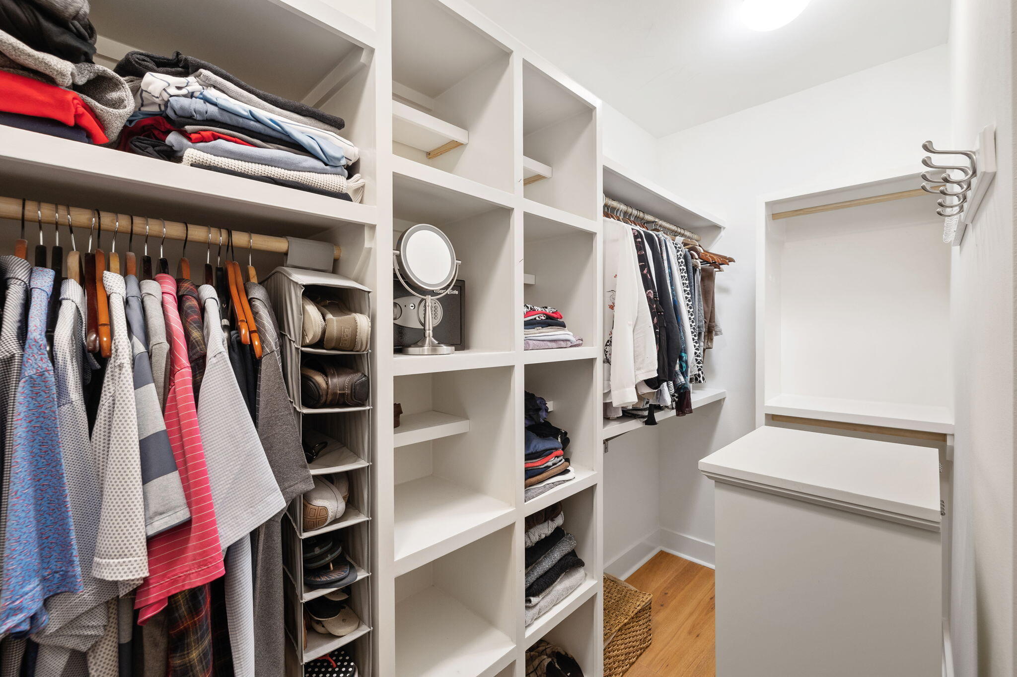 178 Jack Knife Drive Inlet Beach, FL 32461 - Photo 45 of 69 a view of walk in closet with clothes and shoes