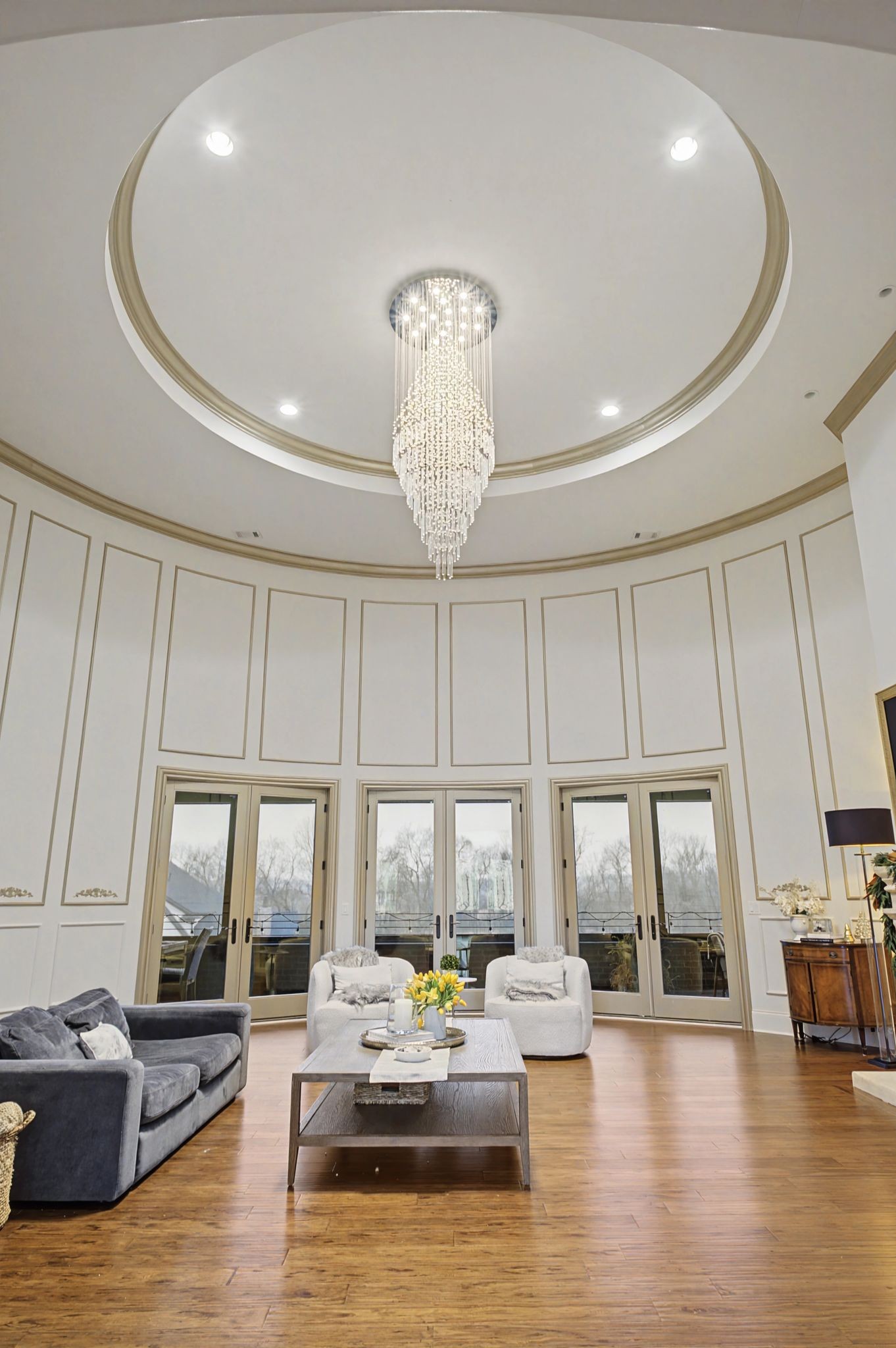 7100 Marsh Hawk Court Arrington, TN 37014 - Photo 11 of 51 a living room with fireplace furniture and a large window