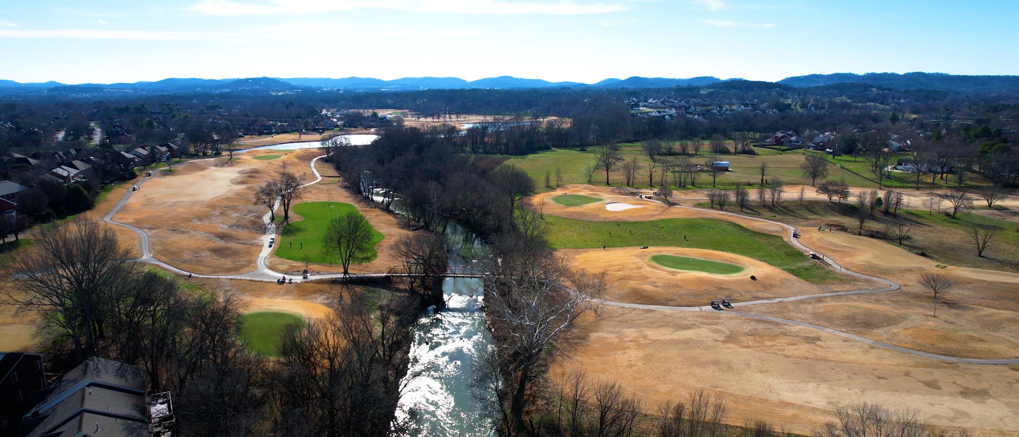 1138 Culpepper Circle Franklin, TN 37064 - Photo 45 of 46 an aerial view of residential houses and outdoor space