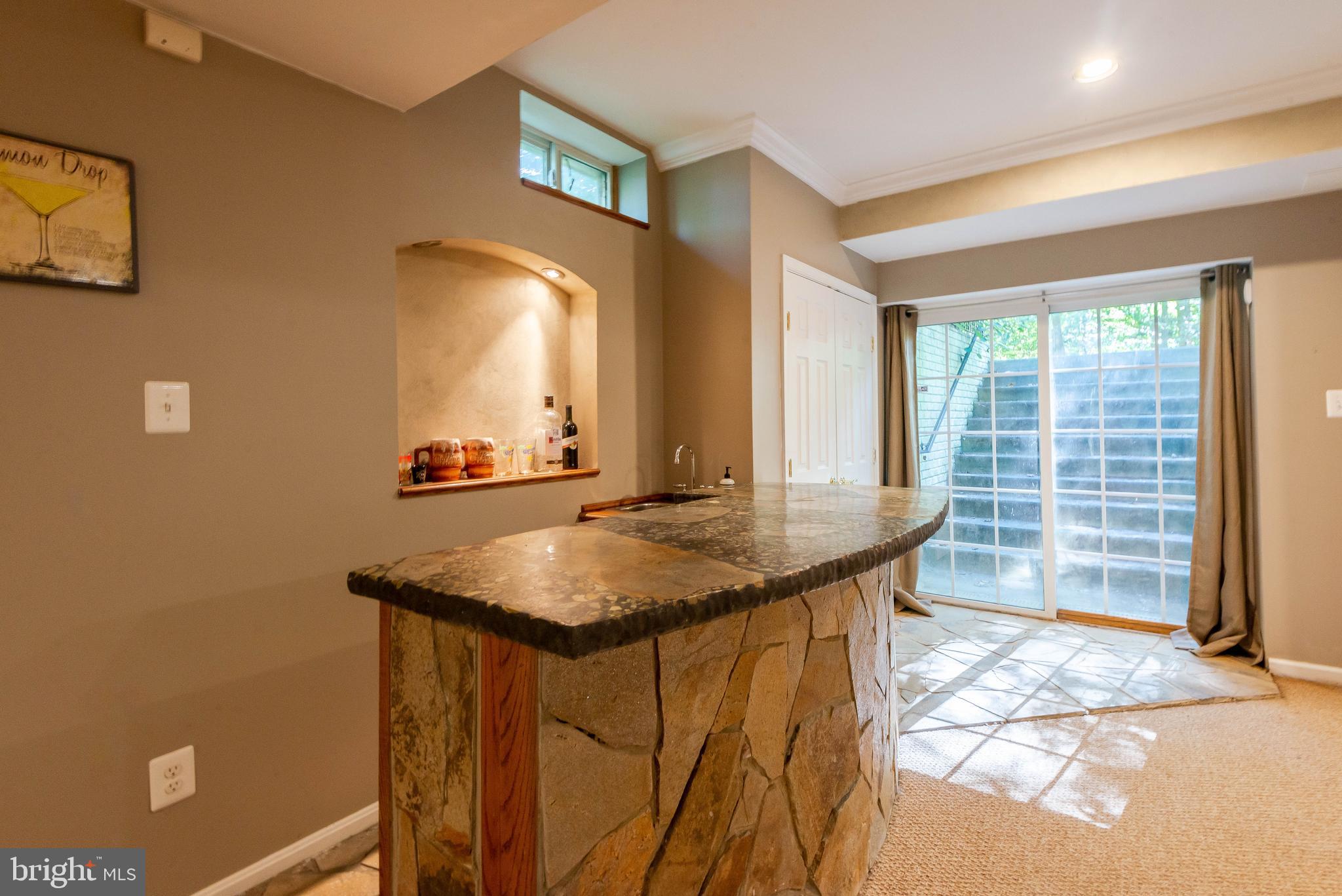 7 Durkee Farm Road Reisterstown, MD 21136 - Photo 55 of 67 Beautiful stone wet bar