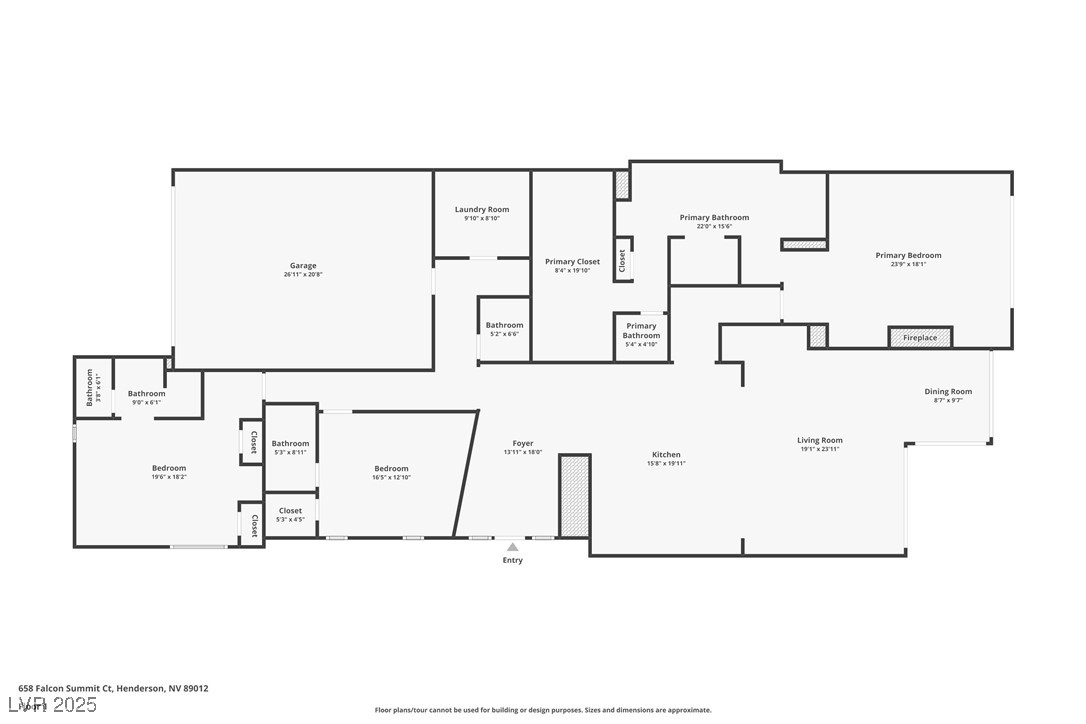658 Falcon Summit Court Henderson, NV 89012 - Photo 66 of 99 View of room layout