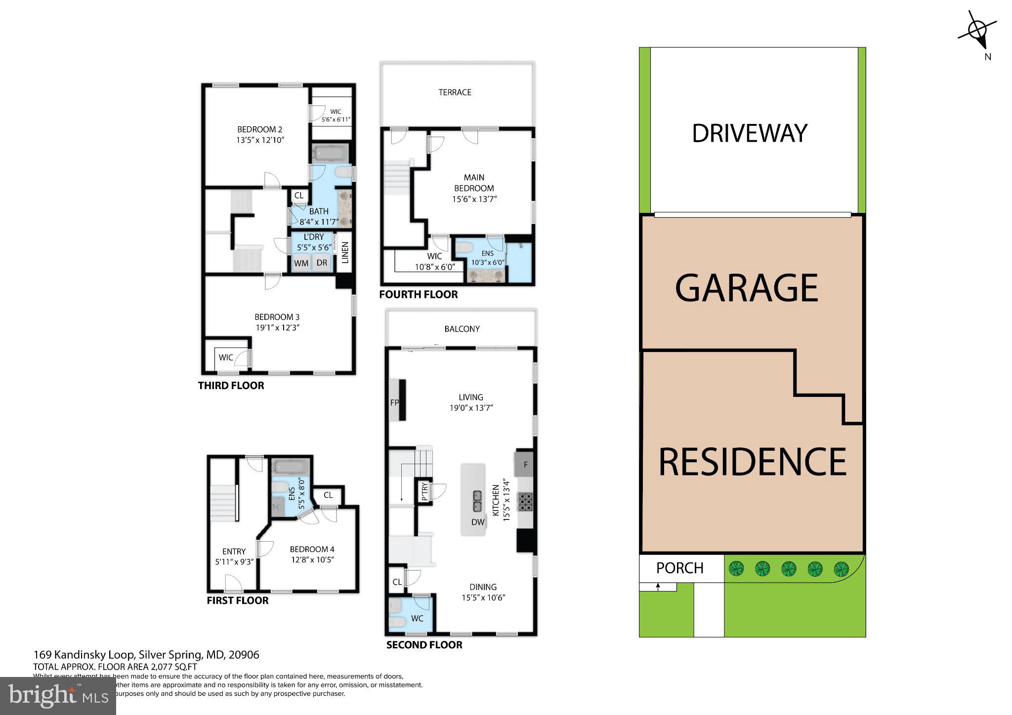 169 Kandinsky Loop Silver Spring, MD 20906 - Photo 66 of 67 Spacious multi-level home layout.