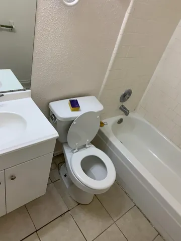a bathroom with a sink and a toilet