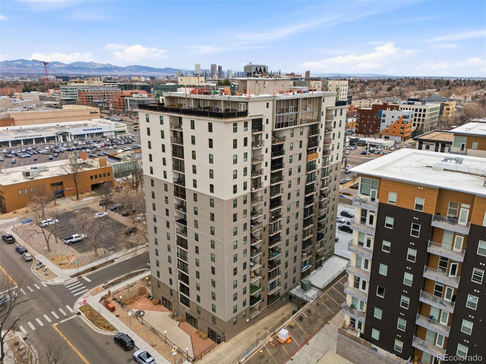 2 Adams Street, Unit 105 Denver, CO 80206 - Photo 28 of 50 an aerial view of a city