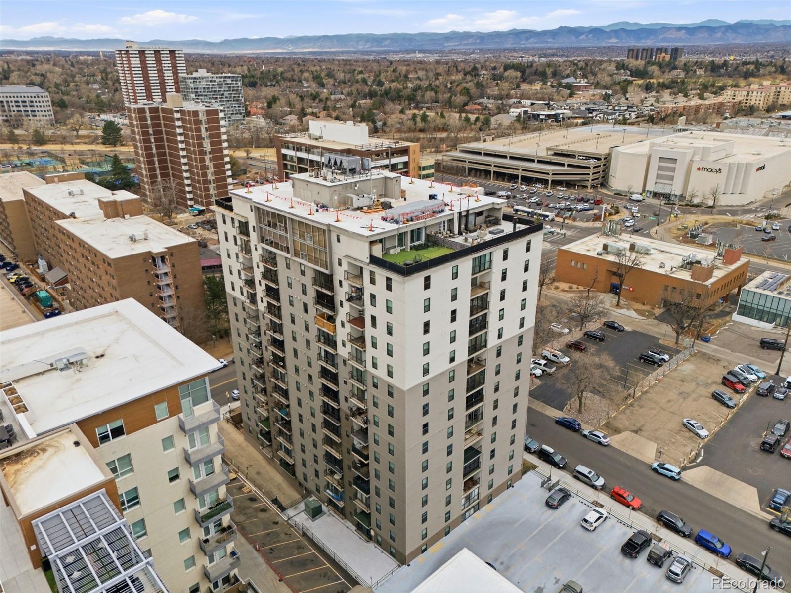 2 Adams Street, Unit 105 Denver, CO 80206 - Photo 29 of 50 an aerial view of a city