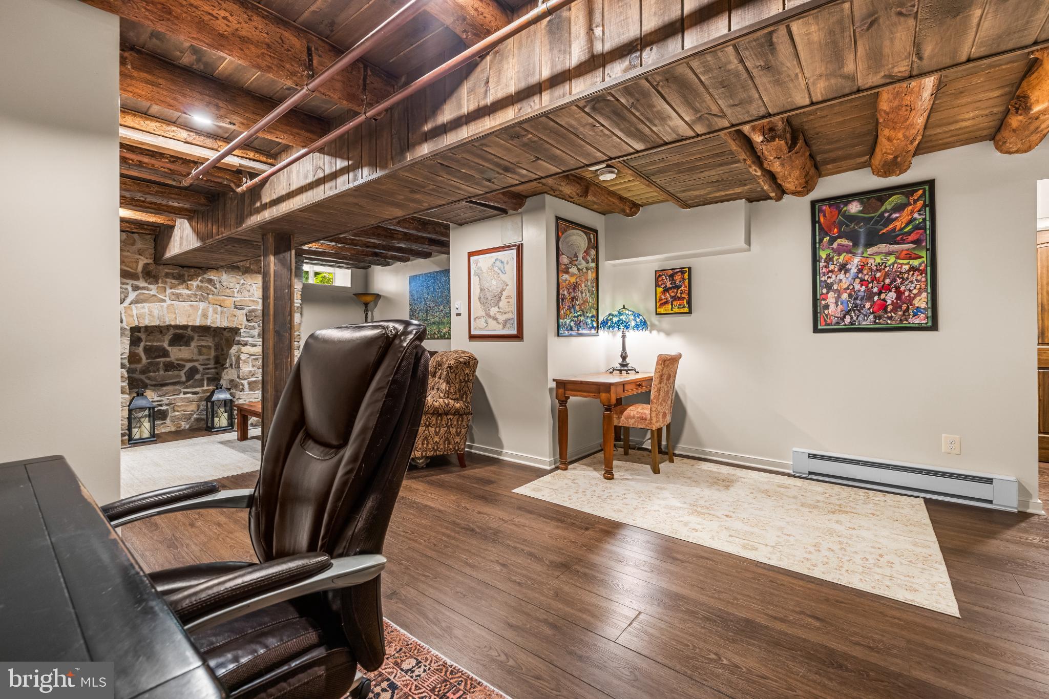 2212 River Bend Court White Hall, MD 21161 - Photo 29 of 40 Charming basement retreat with rustic beams.