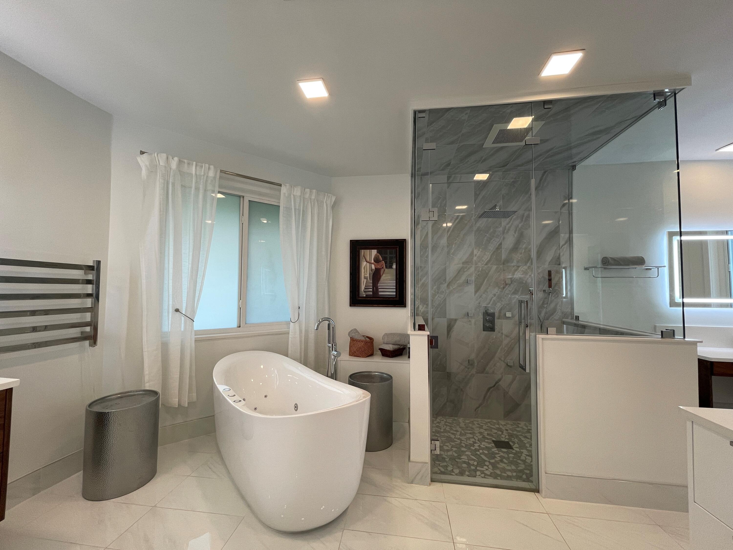 17783 Heather Ridge Road Boca Raton, FL 33498 - Photo 29 of 57 Steam Shower and Soaking Tub