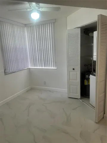 a close view of closet