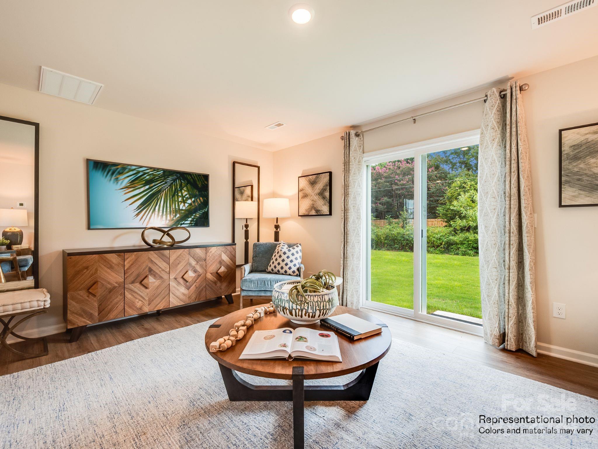 13228 Hampton Bay Lane Charlotte, NC 28262 - Photo 8 of 25 a living room with furniture and a flat screen tv