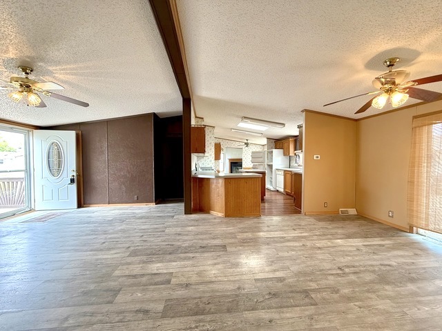 9 Swallow Lane Beecher, IL 60401 - Photo 8 of 20 a view of a kitchen with a sink and a refrigerator