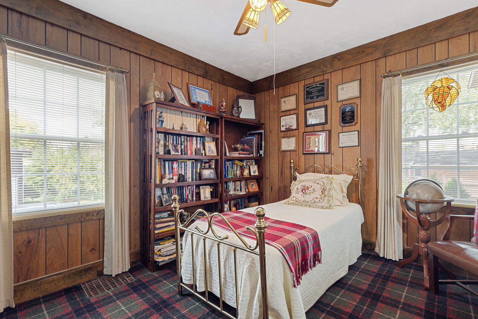 1361 Elizabeth Street Crete, IL 60417 - Photo 14 of 31 a bedroom with a bed a dresser and a large window
