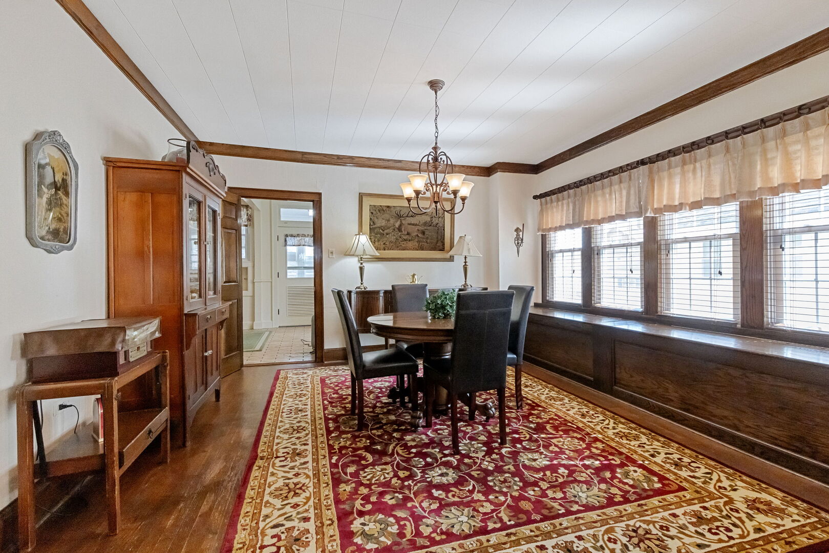 1361 Elizabeth Street Crete, IL 60417 - Photo 5 of 31 a view of a dining room with furniture window and wooden floor