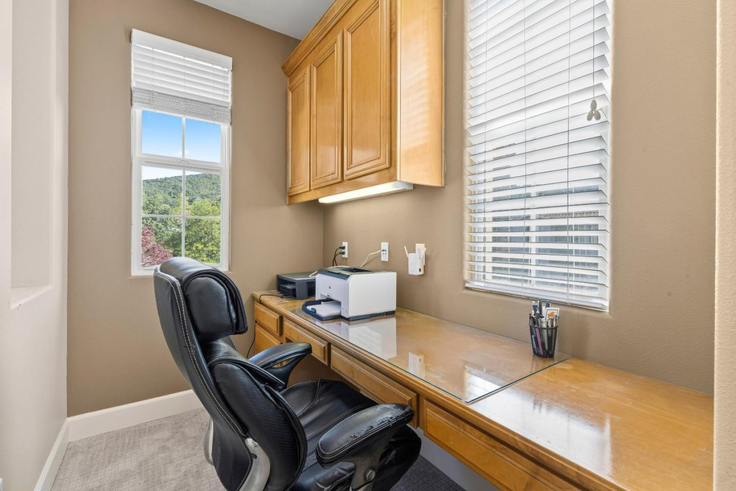 7466 Dunbar Court Gilroy, CA 95020 - Photo 43 of 103 a view of a workspace with furniture and a window