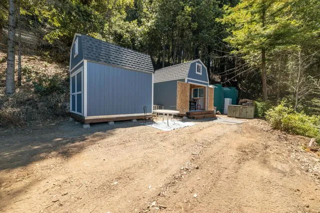 a house with a outdoor space