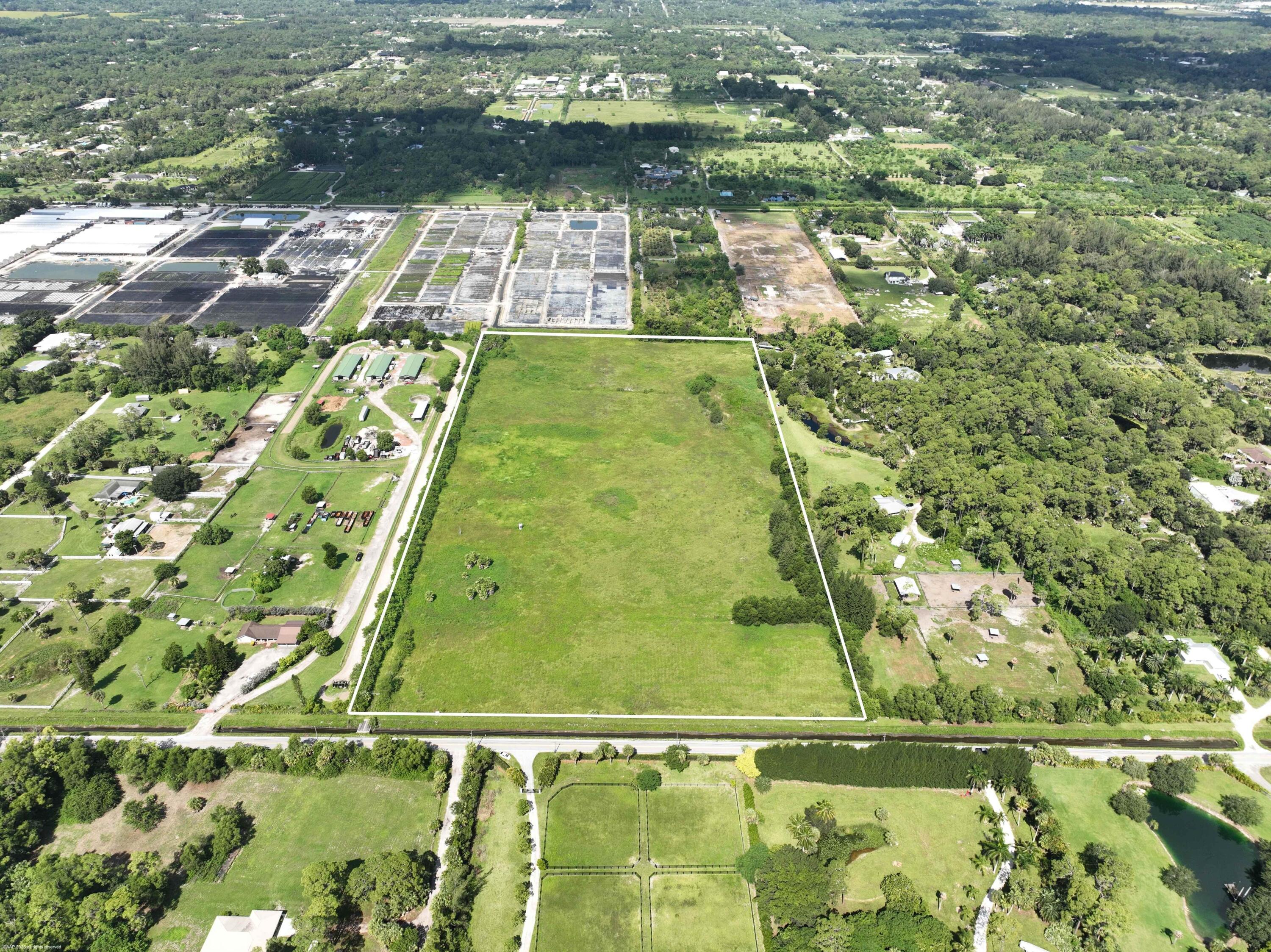 2761 E Road Loxahatchee Groves, FL 33470 - Photo 20 of 21 a view of yard