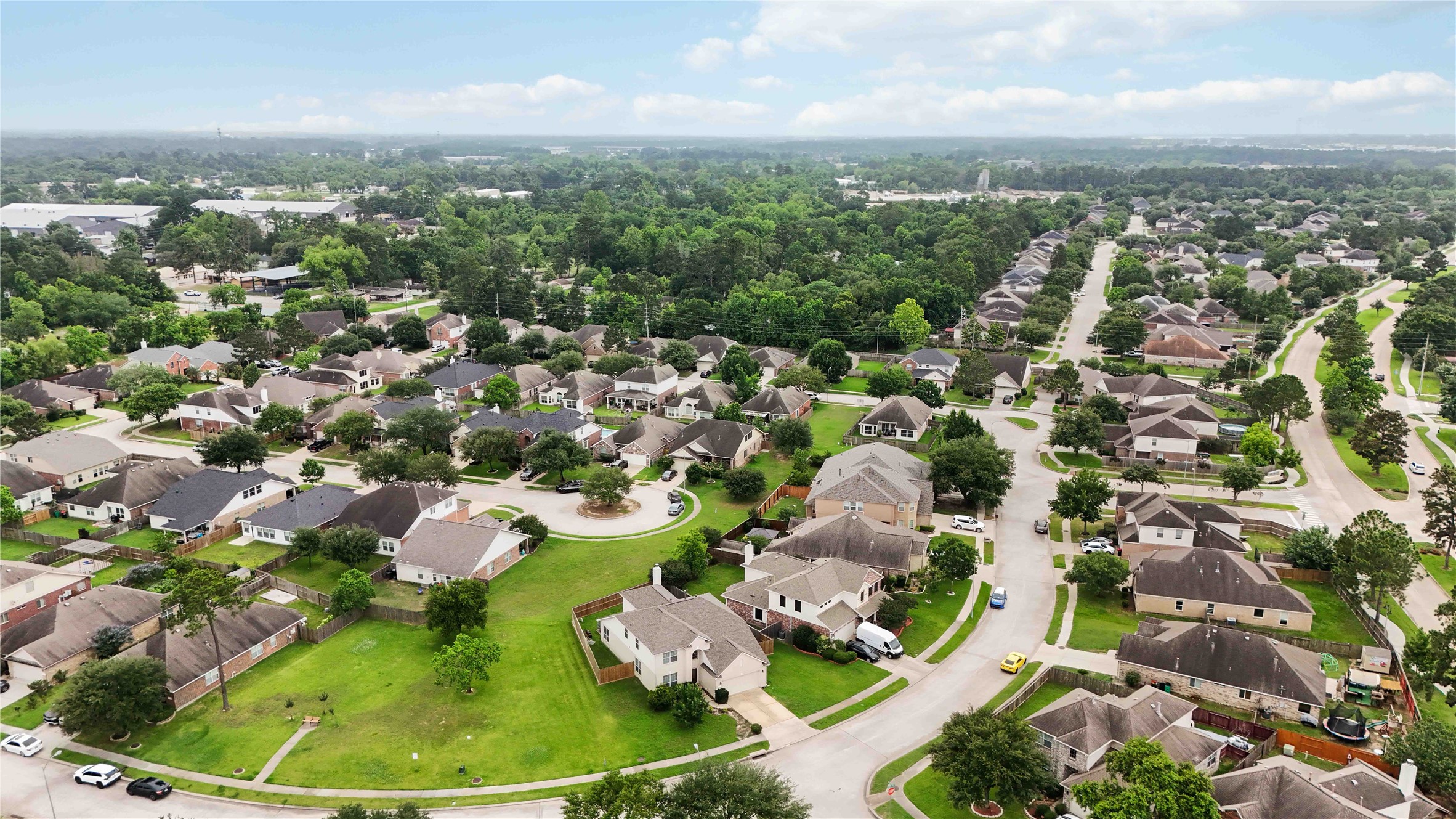 803 Northridge Terrace Lane Spring, TX 77373 - Photo 42 of 42 an aerial view of residential houses with outdoor space