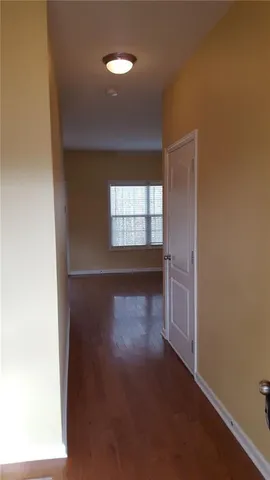 a view of a livingroom with a window