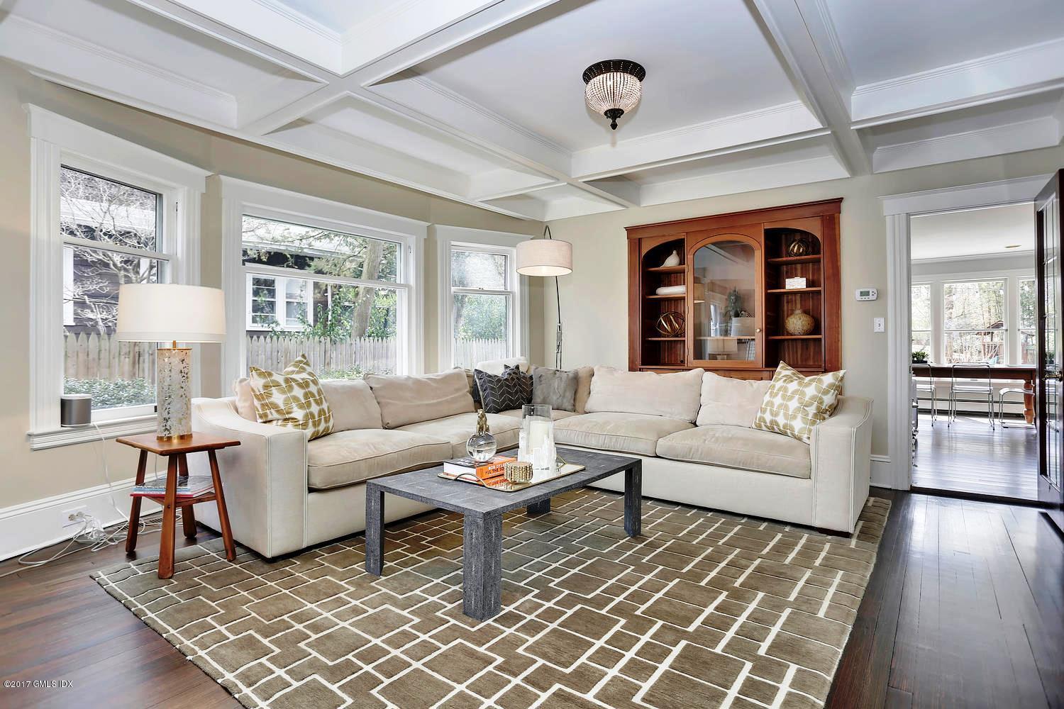 30 Chapel Lane Riverside, CT 06878 - Photo 5 of 37 Living Room wiht built in and bay window