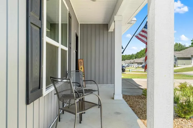 a view of balcony and patio