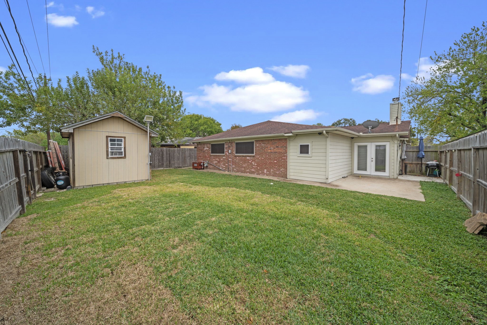 3805 Darling Street Pasadena, TX 77503 - Photo 17 of 23 a view of a house with a backyard