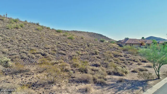 a view of a dry field