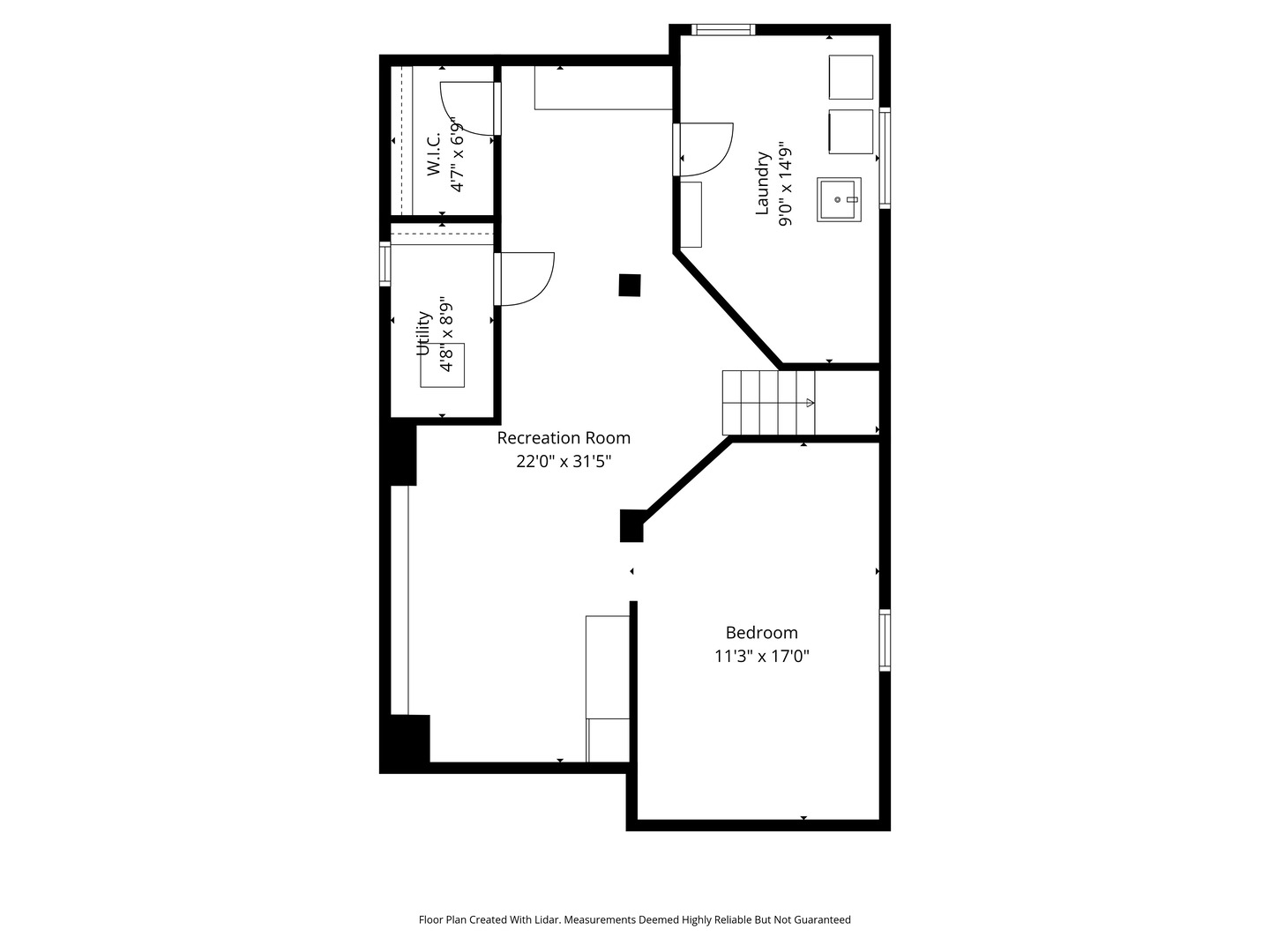 4147 Gage Avenue Lyons, IL 60534 - Photo 32 of 33 a picture of a room with a floor and white wall