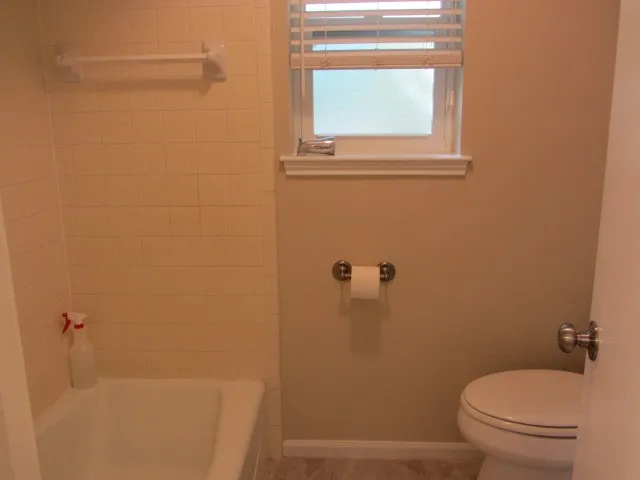 a bathroom with a toilet