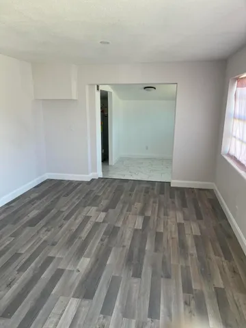 wooden floor in an empty room
