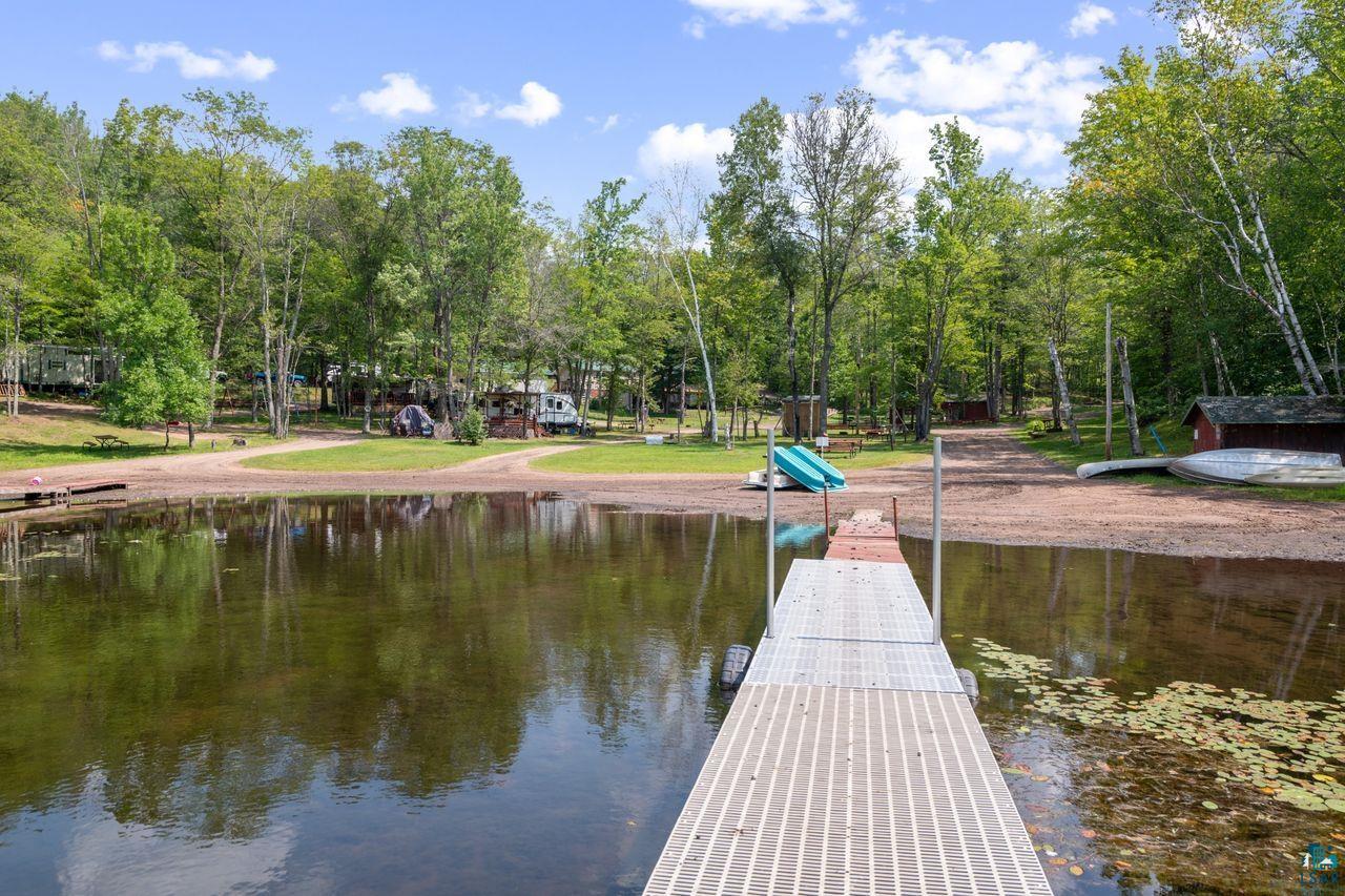 9505 Wildwood Campground Road Iron River, WI 54847 - Photo 14 of 34 Dock area featuring a water view