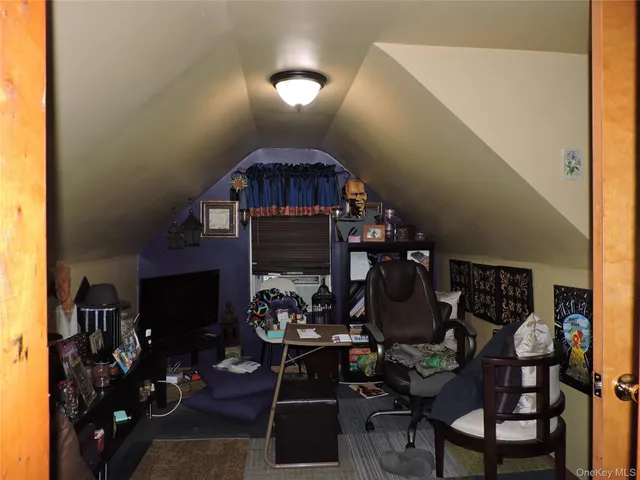 a room with furniture