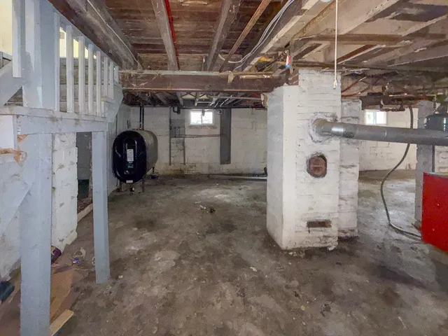 a view of a storage room