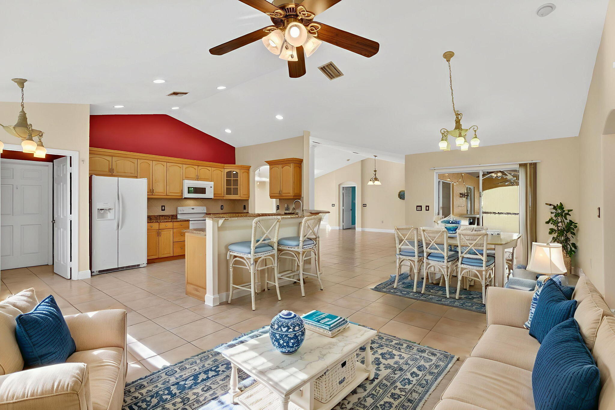 3282 Southeast W Snow Road Port St. Lucie, FL 34984 - Photo 17 of 52 Family/Kitchen - Virtually Staged
