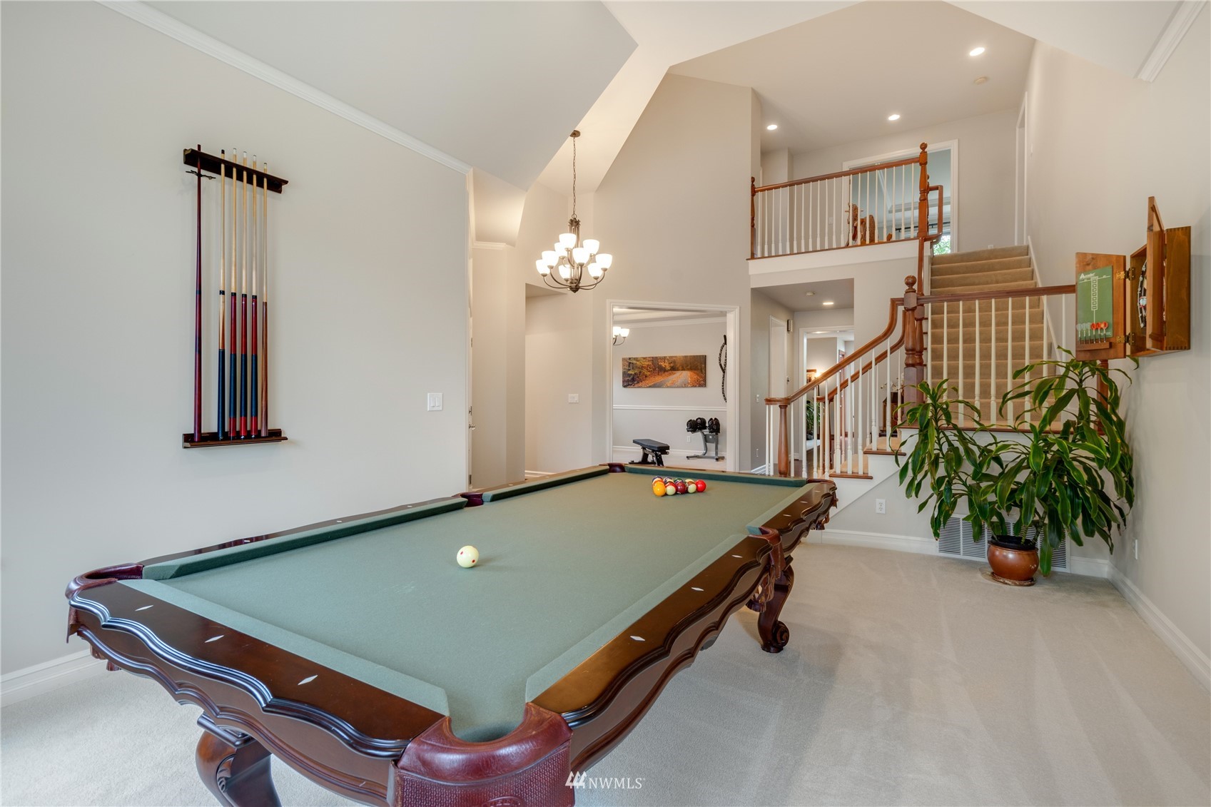 4123 221st Place Southeast Bothell, WA 98021 - Photo 4 of 28 a room with pool table and windows