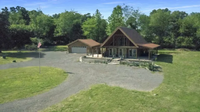 an outdoor space with garden view