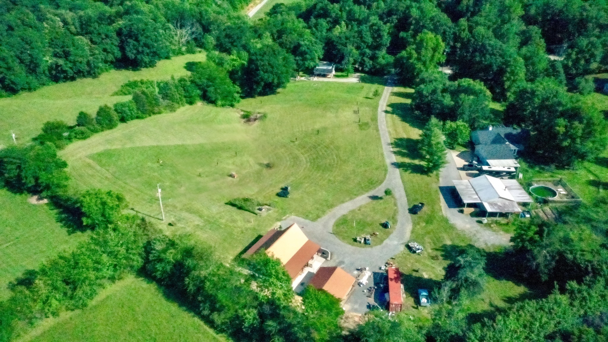 3172 Highway 76 Portland, TN 37148 - Photo 4 of 49 an aerial view of residential house with outdoor space and trees all around