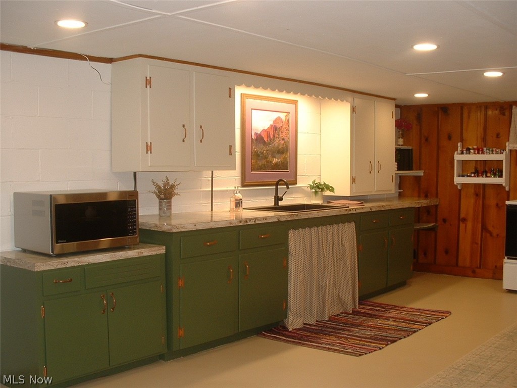 322 West Ohio Avenue Rittman, OH 44270 - Photo 23 of 34 Basement kitchen - new ctops & sink