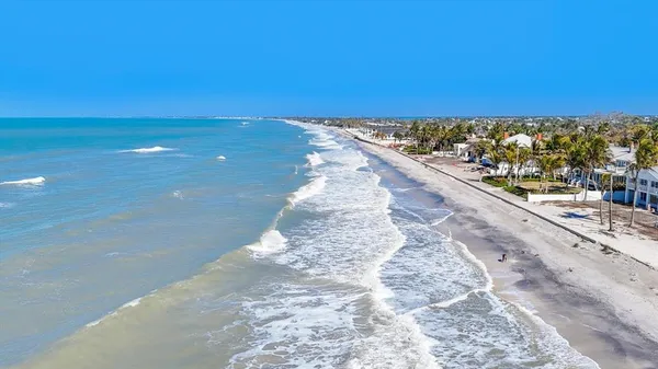 a view of beach and ocean