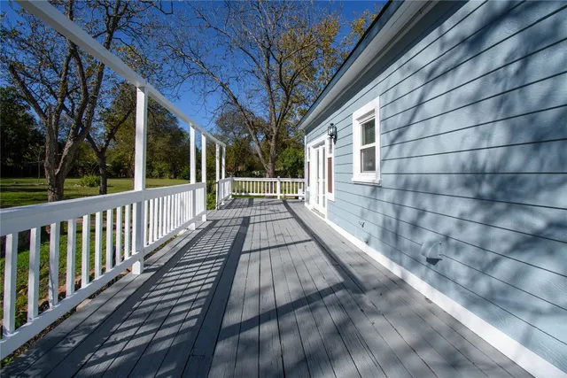 a view of a house with a porch