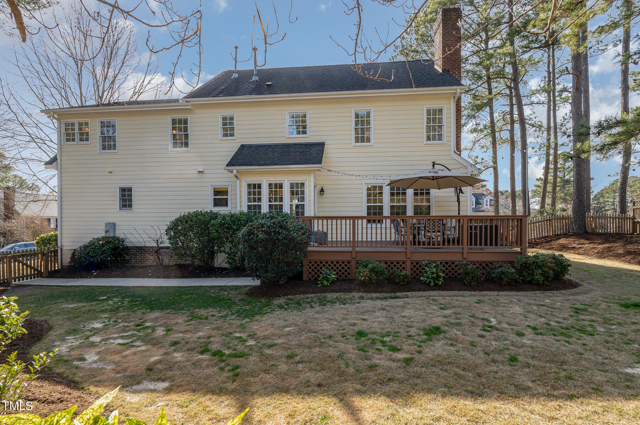 2500 Harptree Court Raleigh, NC 27613 - Photo 32 of 44 a front view of a house with garden