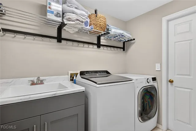 a view of a porch with furniture