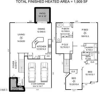 $415,000 | 3157 Retama Run, New Hill, NC 27562