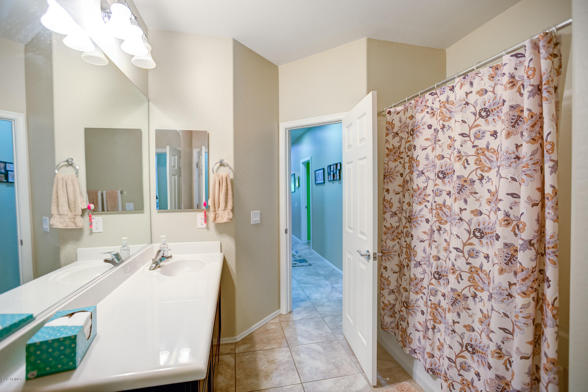 3515 East Ivanhoe Street Gilbert, AZ 85295 - Photo 22 of 49 a bathroom with a sink and a mirror