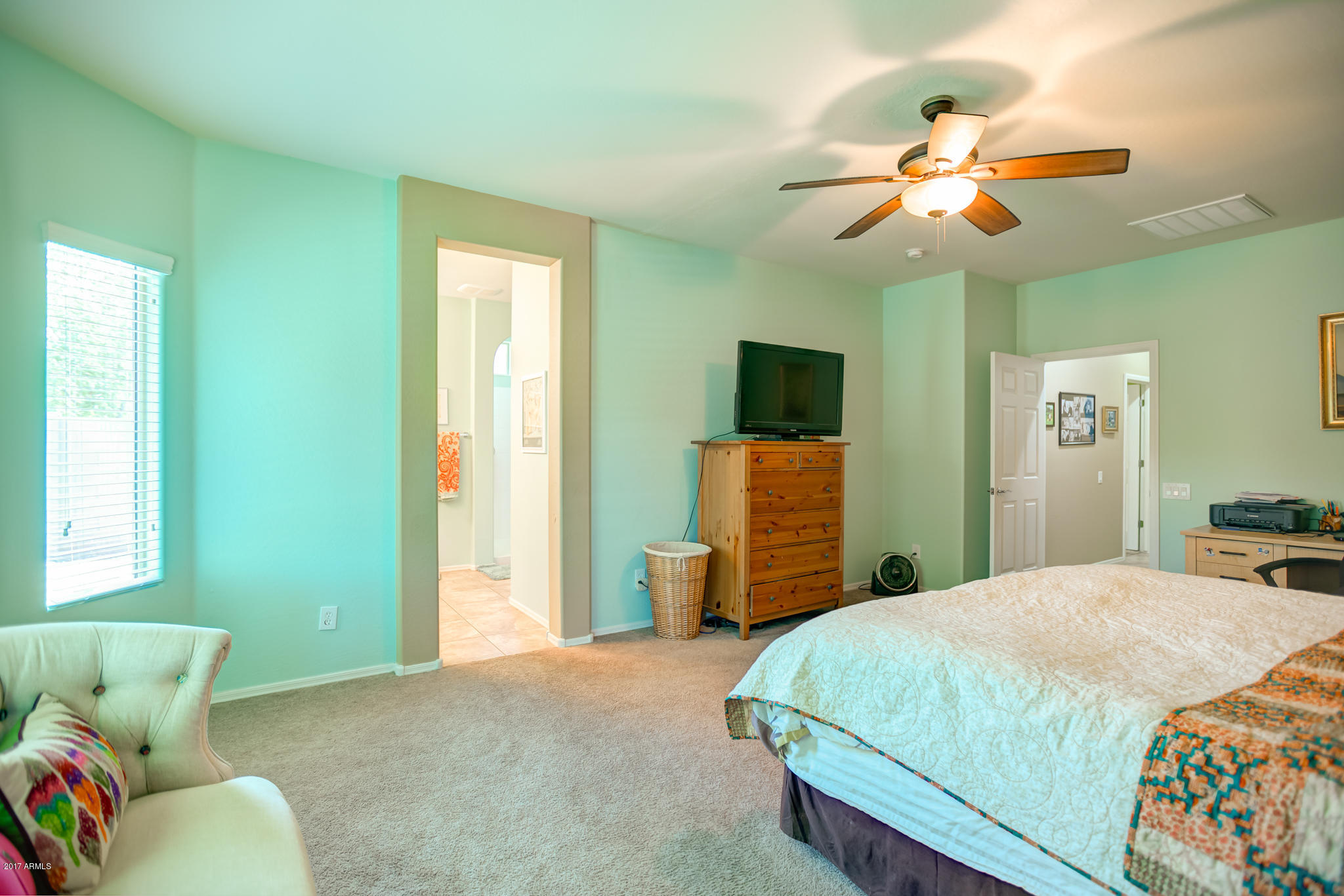 3515 East Ivanhoe Street Gilbert, AZ 85295 - Photo 32 of 49 a bedroom with a bed and window